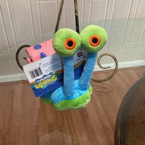 Dog Treat Dispenser Stuffed Toy Nickelodeon SpongeBob SquarePants Gary 7.5”